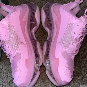 Pink Balencigia Gym Shoes